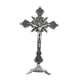 thumbnail image 2 of Crucifijo de pie de 10 pulgadas, estatua de Jesús en la cruz, crucifijo de metal con soporte para mesa Peltre antiguo, 2 of 9