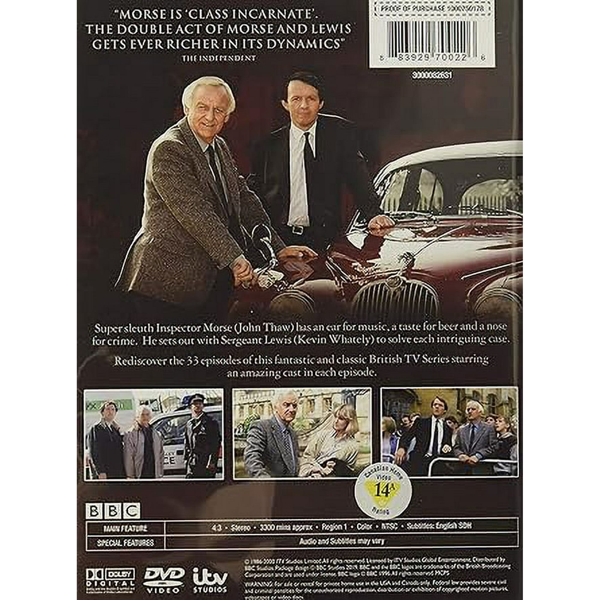 Inspector Morse Complete Series (DVD) English Only