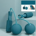 thumbnail image 1 of Jump Inalámbrico cuerda doble Rodamiento doBle Pesaje Pesaje SoBTore la cuerda Examen de fitness Jump Rope para estudiantes Adultos para niñas, 1 of 5