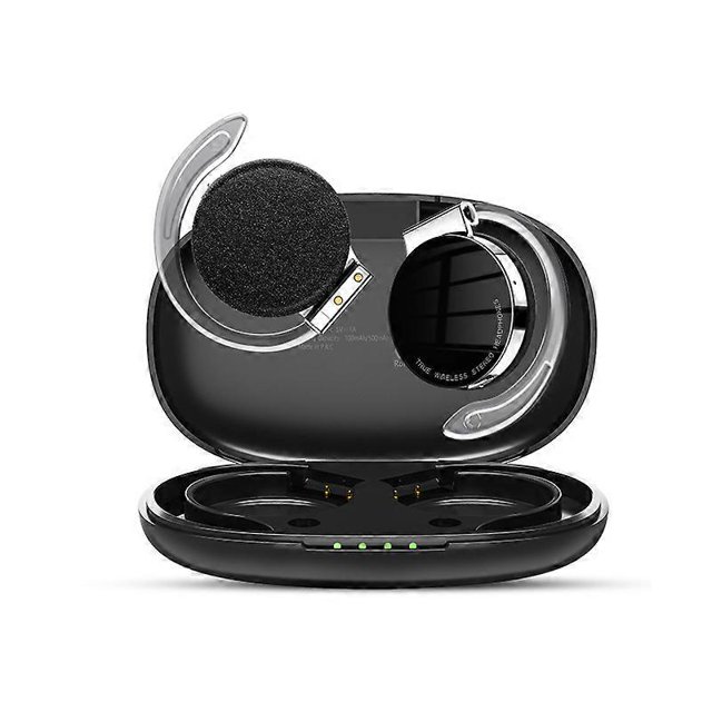 Auriculares inalámbricos TWS con diadema y batería de larga duración, Bluetooth 5.2, deportivos, con gancho para la oreja abierto, estéreo, inalámbricos, nunca se caen, no son intrauditivos, color n