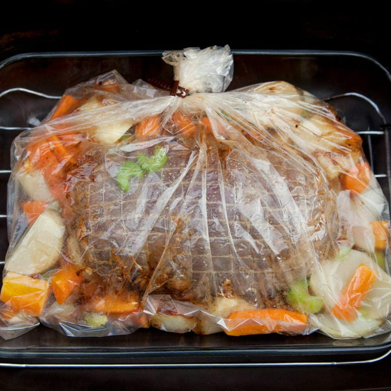 Home Select 3 Large Oven Bags 19" x 23.5” For Turkey Ham Meat