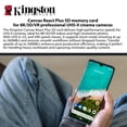 thumbnail image 3 of Kingston Canvas React Plus 64GB U3 V90 SD Card 2-Pack Bundle, 3 of 7