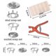 thumbnail image 4 of Metal Snaps Buttons With Fastener Pliers Tool Kit Five Claw Buckle Set Sewing Free, 4 of 4