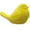 Yellow, variant on QIAOIDEA Porcelain Blue Bird Figurine Chubby Bird Figure Cottage Animal Statue