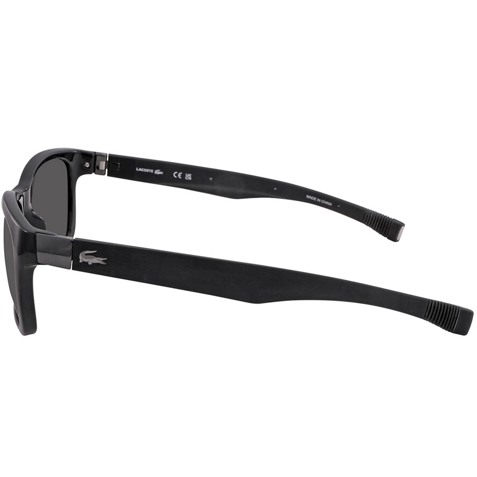 Lacoste Black Square Unisex Sunglasses L662S 001 54 