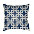 thumbnail image 2 of Surya  Rope II 18 x 18 x 4 in. Throw Pillow - Blue - Medium, 2 of 2