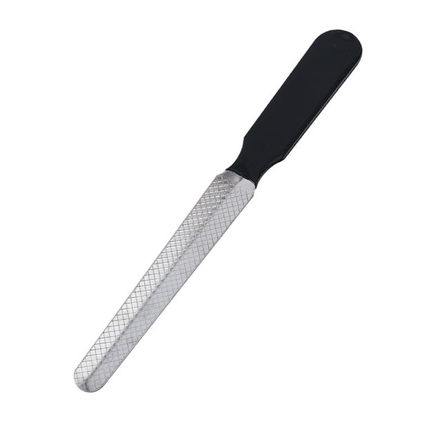 Guardurnaity Pulidor de limas de uñas para mascotas de acero inoxidable, limpieza de aseo, resistente al desgaste, pulido de uñas de Metal, suministros para Juegos de manicura Negro Guardurnaity CE015552-01