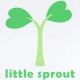 thumbnail image 2 of CafePress - Little Sprout Infant Bodysuit - Baby Light Bodysuit, Size Newborn - 24 Months, 2 of 4