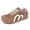 Coffee Brown, variant on Women's Retro German Training Sneakers - Low-Top Breathable Mesh Sneakers with Sole, Lace-Up Round Toe Retro Casual Sports Shoes Suitable for Gym, Casual Attire &, German, Women Shoes
