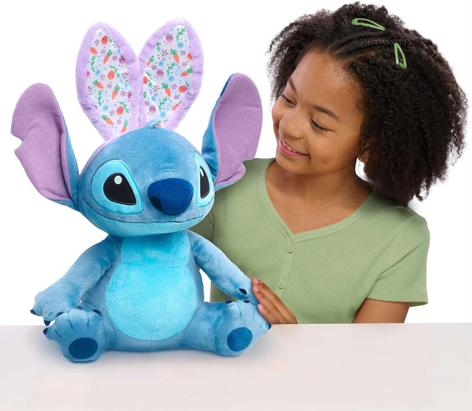 Just Play Disney Easter Stitch Stuffed Animals and Plush Toys, Aqua