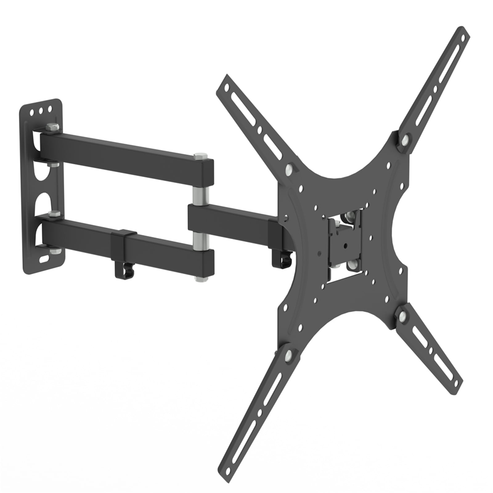 26-55 Inch Full Motion TV Wall Mount Bracket with Tilt & Swivel, Heavy Duty Articulating TV Stand for Flat Screen HDTV,Adjustable Extension 2.4-17.7" for Easy Installation Living Room Home Theater