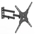 thumbnail image 3 of 26-55 Inch Full Motion TV Wall Mount Bracket with Tilt & Swivel, Heavy Duty Articulating TV Stand for Flat Screen HDTV,Adjustable Extension 2.4-17.7" for Easy Installation Living Room Home Theater, 3 of 22
