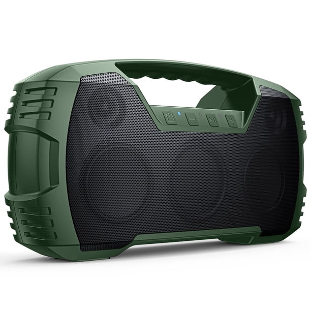 Altavoz Bluetooth Houl Zallee IPX7 impermeable 40 W verde