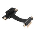 thumbnail image 1 of Dual 90 Degree Right Angle Pcie 3.0 X1 To X1 Extension Cable - 5cm, 1 of 5