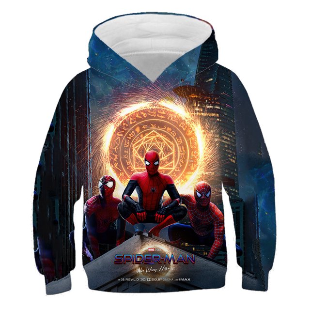 Miniso 2024 Superheld Kapitän Amerika Hulk Spiderman Sudaderas con capucha para hombres jóvenes Sudaderas Mode Kinder Sudaderas