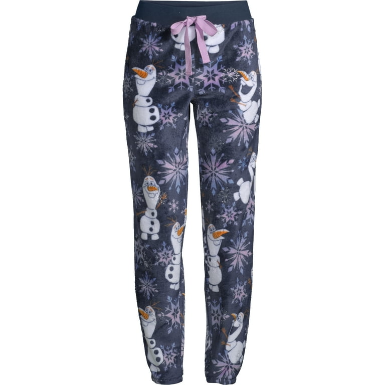 Disney Olaf Women s and Women s Plus Jogger Pajama Pant