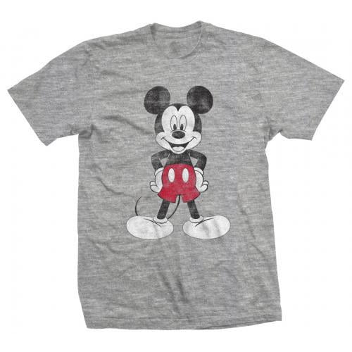 Disney Adult Mickey Mouse Pose Cotton T-Shirt