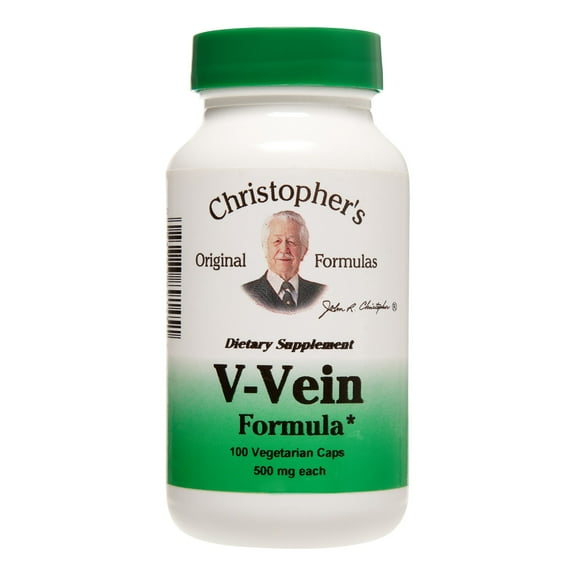 Christopher's Original Formulas V-Vein Caplets, 100 Ct