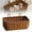 Brown, variant on Kitchen Storage Containers Woven Storage Basket Wall Hanging Vegetable Organizer Garlic Holder Efficient Home Kitchen Organization Tool.Big