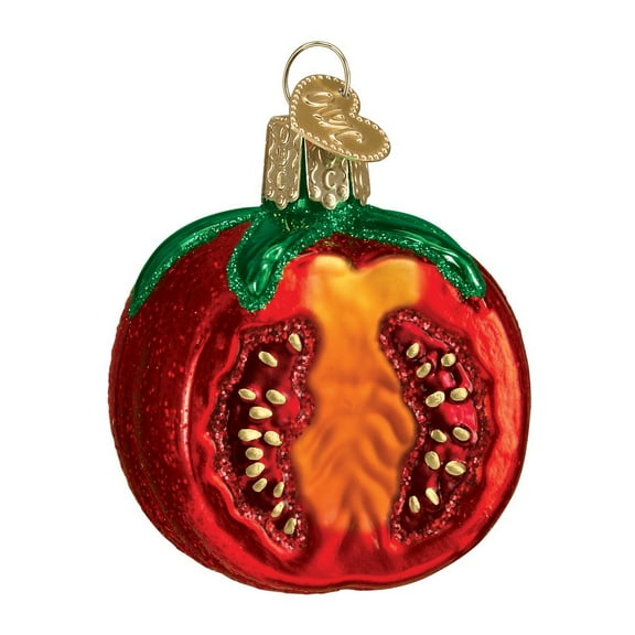Old World Christmas Garden Gifts Glass Blown Ornaments for Christmas Tree Tomato