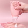 thumbnail image 4 of Botella de Viaje de Silicona Recargable, Cepillo de Limpieza , de Champú Portátiles, Loción, Contenedor de Cosméticos C, 4 of 5