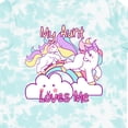 thumbnail image 4 of Inktastic My Aunt Loves Me Unicorn Girls Toddler T-Shirt, 4 of 5