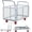 Silver, variant on Heavy Duty Steel Panel Truck 40x24 inch 2700 LBS Capacity Platform Cart 4 Industrial Casters Flatbed Dolly For Lumber Drywall Moving