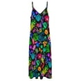 thumbnail image 4 of Robe Sans Manches Jardin Lumineux Jupe d'Été Femme Longue Robe, 4 of 4