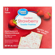 Great Value Frosted Strawberry Toaster Pastries, 20.3 oz, 12 Count