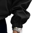 thumbnail image 5 of Sheghy Workout Tops for Women Summer Coat Long Sleeve Adaptable Solid Color formal Athleisure Fashion Black S, 5 of 5
