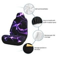 thumbnail image 6 of Sikiie Galaxy Lightning Car Seat Covers 2PCs Front Car Seat Covers Universal fit for Most Cars SUVs and Trucks-2 PCS, 6 of 9