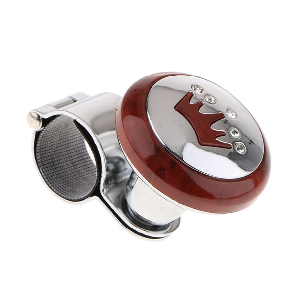 Volante de coche Handle Ball Heavy Duty Knob Plating Enchapado Cola perilla giratoria de la rueda