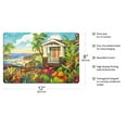 thumbnail image 2 of The Montage - Laguna Beach California - Seaside Bench Ocean View - From an Original Watercolor Painting by Robin Wethe Altman - 8 x 12 inch Vintage Metal Tin Sign, 2 of 4