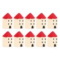 thumbnail image 3 of Dollhouse Miniature House Model, Miniature Red House Ornaments Fine Polished 10pcs Mediterranean Style Innovative For 1/6 Scale Dollhouse ANGGREK Otros, 3 of 8