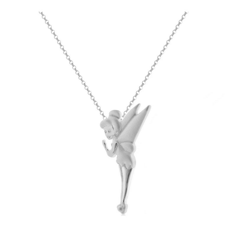Disney Parks Tinker Bell Two Tone Necklace New with Box