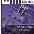 thumbnail image 4 of imerelez Luggage Sets 6 Piece with Duffel Bags:Hardside Expandable Suitcases with Spinner Wheels, Grape Purple, 4 of 5