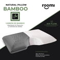 thumbnail image 4 of Almohada Shoulder Carb Bamboo ROOMI Aromatizante de Almohada Bamboo Zen 73 cm x 40 cm x 14 cm, 4 of 7