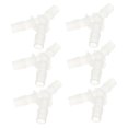 thumbnail image 4 of Mobutofu 6Pcs Y Shape Water Hose Accessory Plastic Transparent for Multiple Works, 4 of 8