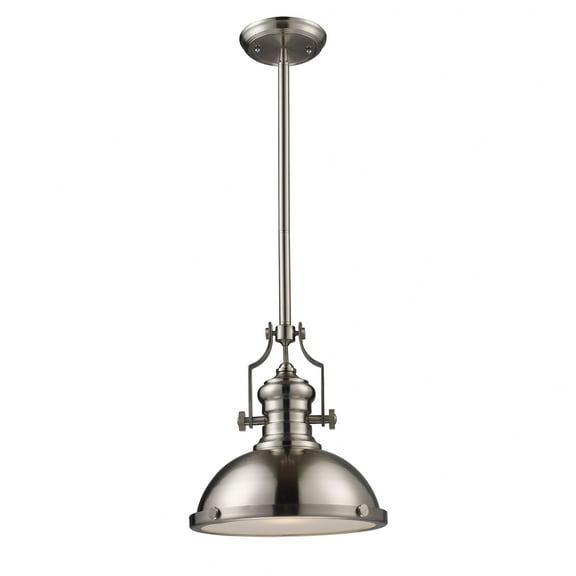 Elk Home 13-Inch Wide Chadwick Pendant, Transitional, Satin Nickel