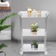 thumbnail image 3 of Bathroom Storage Trolley 3-Tier Mobile Cart for Storage Use, 3 of 4