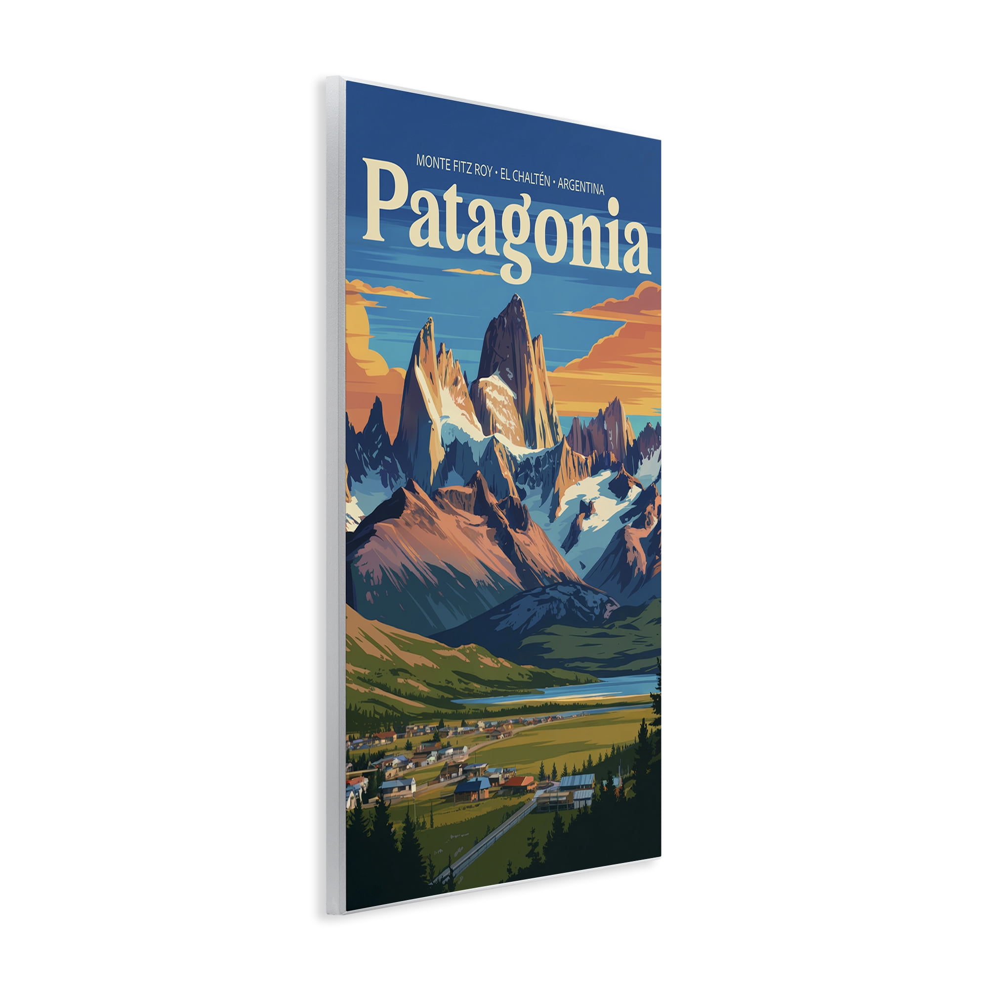 Stupell Industries Patagonia Valley Landscape Wall Plaque Art, design by Andreas Magnusson