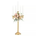 thumbnail image 1 of Nuptio Gold Candelabra for Wedding Decoration 5-Arms Floor Candlestick Holder 21", 1 of 6