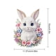 thumbnail image 2 of Bricolaje Kit Arte Diy 5d Dotas Colgantes La Corona Conejo Pascua para Ventanas Jardín, 2 of 9