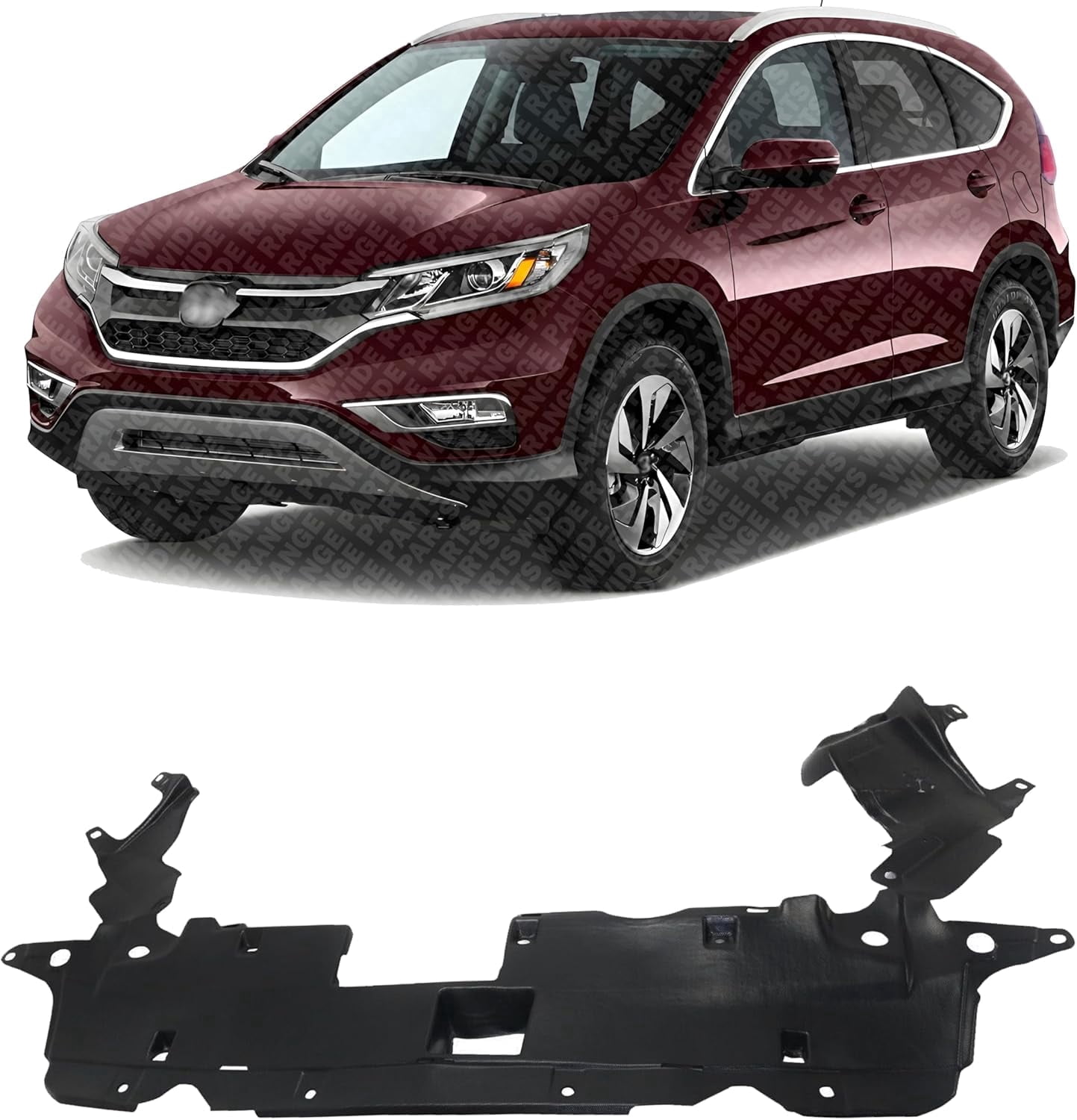 KOJEM Front Engine Splash Shield for 2015-2020 Honda Fit DX LX EX