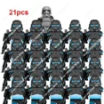 thumbnail image 2 of Juguetes calientes Star Wars 21 piezas Clone Troopers Wars Legion Building Blocks Darth Vader SW585 Corps Bricks Wars Figuras de acción mini juguetes, 2 of 5