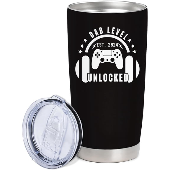 Fathers Day New Dad Gifts, New Dad Gifts for Men, First Time Dad Gifts from Wife, Expectant Dad Gifts, Gifts for New Dads of Daughters, Dad to Be Gifts 20oz Coffee Tumbler