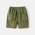 thumbnail image 5 of Kkkded Boys Cargo Shorts for Kids Baby Summe Cotton Shorts Casual Shorts Casual Elastic Shorts with Pockets for 2-10Years, 5 of 7