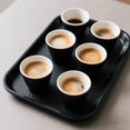 thumbnail image 4 of 12 Pack 16 x 12 Inch Black Fast Food Tray, Large Rectangular Restaurant Serving Trays, Plastic Cafeteria Trays School Lunch Trays, 4 of 5