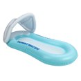 thumbnail image 4 of Flotador inflable con cobertizo de PVC y nailon grueso, flotador inflable para piscina para hombre y mujer, 4 of 14