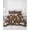 dark brown, variant on Quilts Twin Size, Coffee Soft Comforter Bedding Set for Bed, Beige Farmhouse Retro Beans Latte Tea Cup Funny Lightweight Quilted Bedspread with Pillow Cover(2 Pieces) for All Season, 68x86 Inch